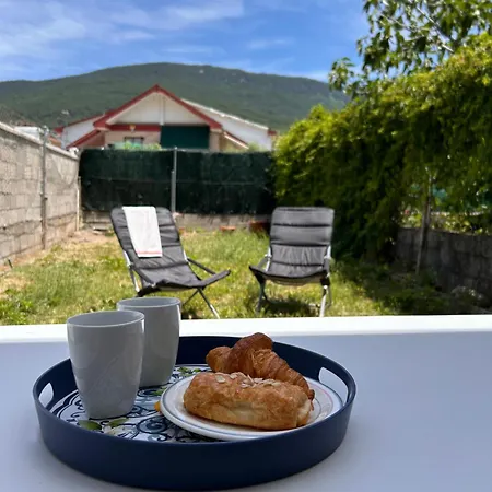 Casa de Férias En Con Jardín
